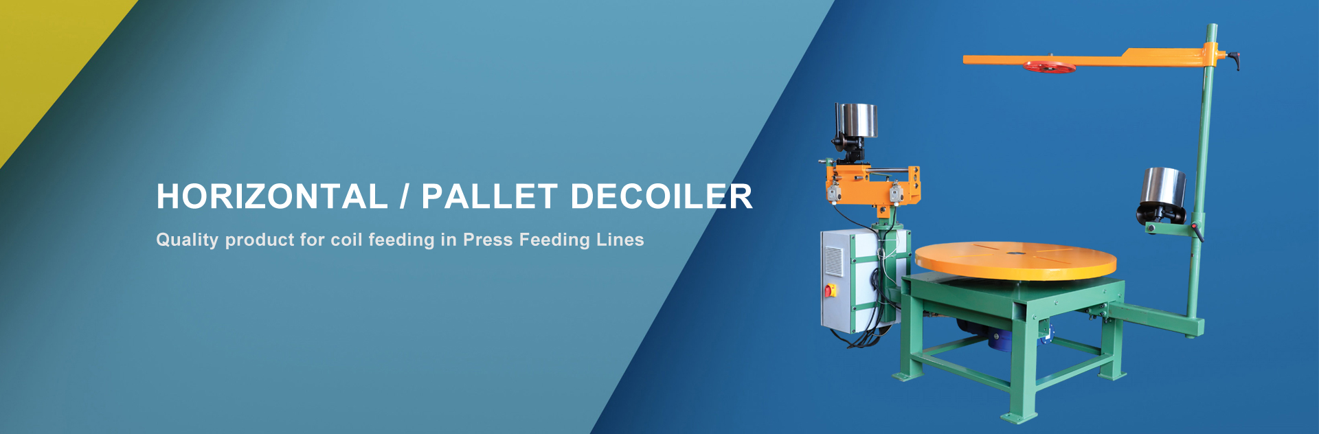 Horizontal Pallet Decoiler